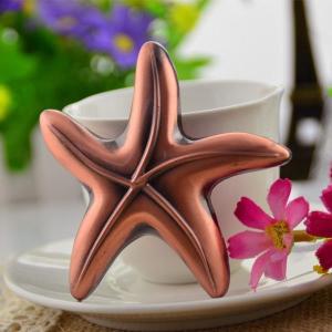 Quality Die casting metal alloy 2D Sea Star Antique Copper beer bottle opener, cool innovative wedding favor wholesale
