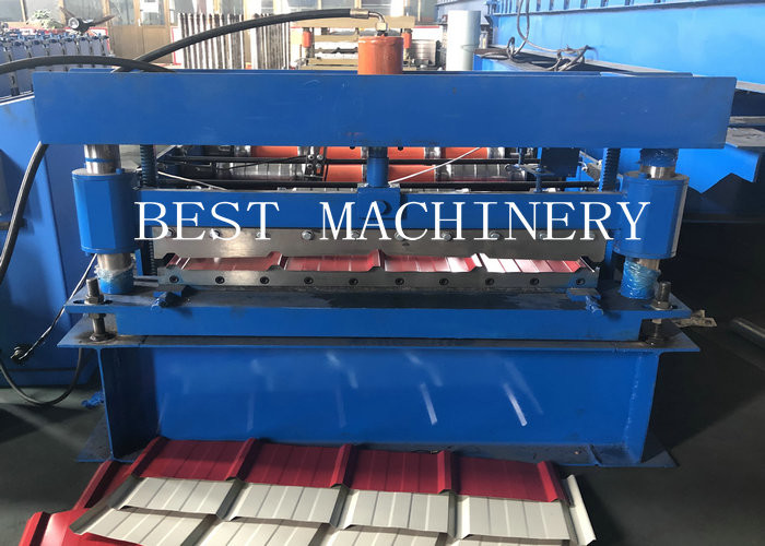 3KW Chain Driven Metal Roofing Sheet Making Machine With PLC Control System