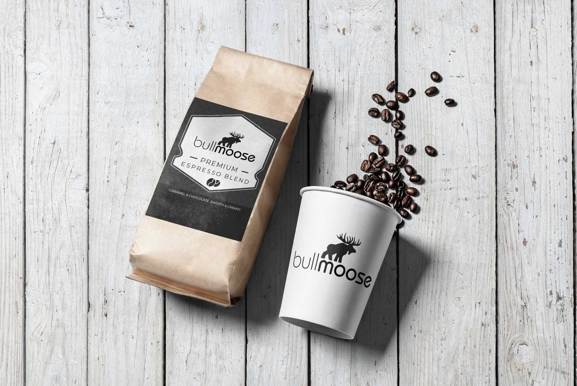 0.5kg Custom Printed Resealable Bags , 140mic Matt Bopp Coffee Bean Pouches
