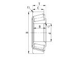32016 P4 Tapered Roller Bearing 3000RPM-4000RPM