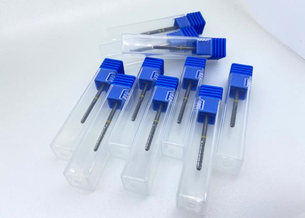 Contouring Dental Tungsten Carbide Burs / Diamond Finishing Burs For Acrylics