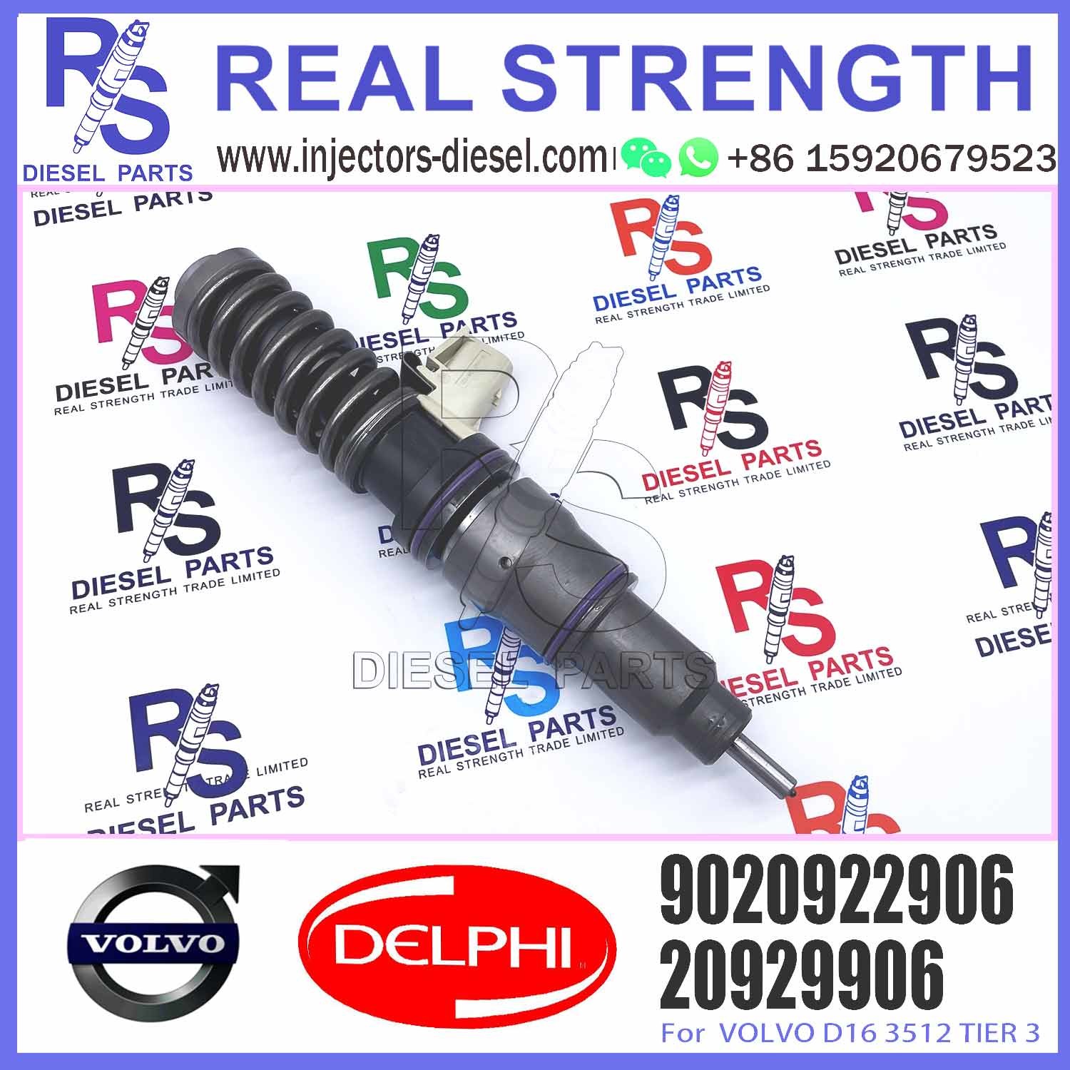 20929906 Genuine Electric Unit Fuel Injector BEBE4D14101 BEBE4D14001 20780666 9020922906 for VOL/VO D16