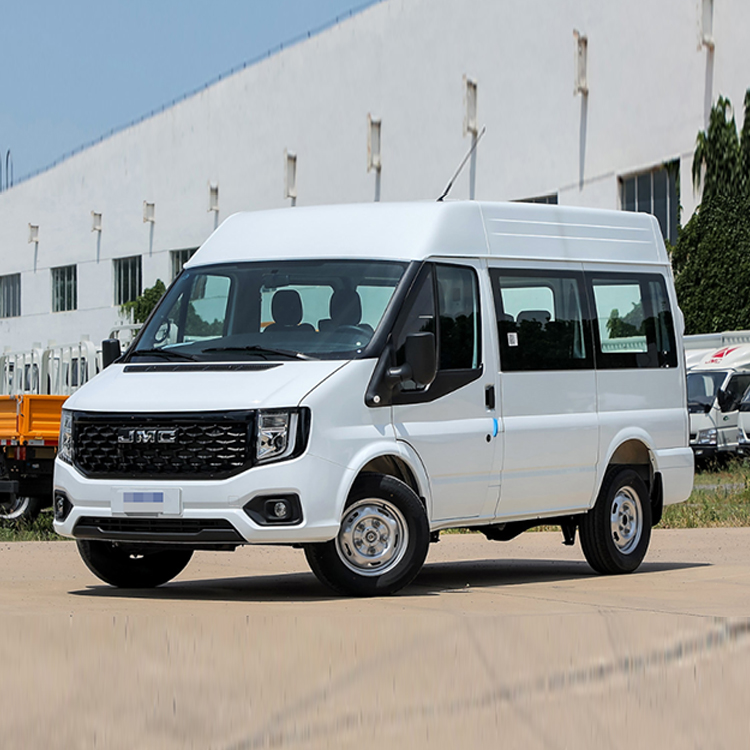 Leather Seats 2023 JMC Fushun Cargo Van 3-17 Seat Passenger Car Diesel 8-speed Automatic 2.0T 146hp No Stability Control