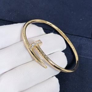 Quality Elegant Car Tier 18k GoldJuste Un Clou Bracelet Natural Diamonds Real Gold Real Diamonds wholesale