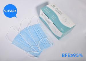 Quality Fluid Resistant Disposable Non Woven Face Mask 3D Cropping Protection wholesale