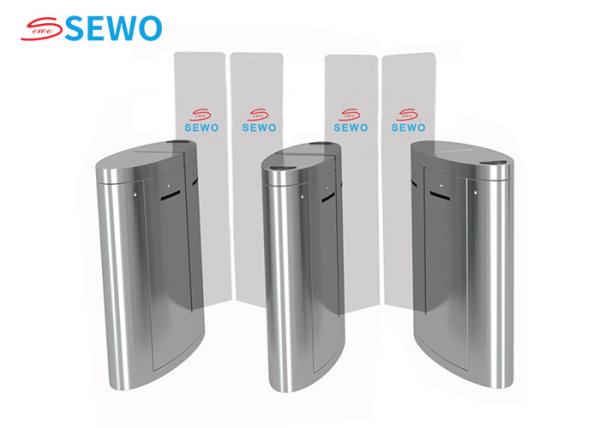 40people/Min Sliding Gate Turnstile Full Height For Bus Station / Office