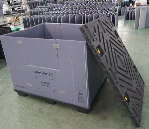 China Folded Plastic Pallet Box For Marine Logistics And Storage Needs on sale