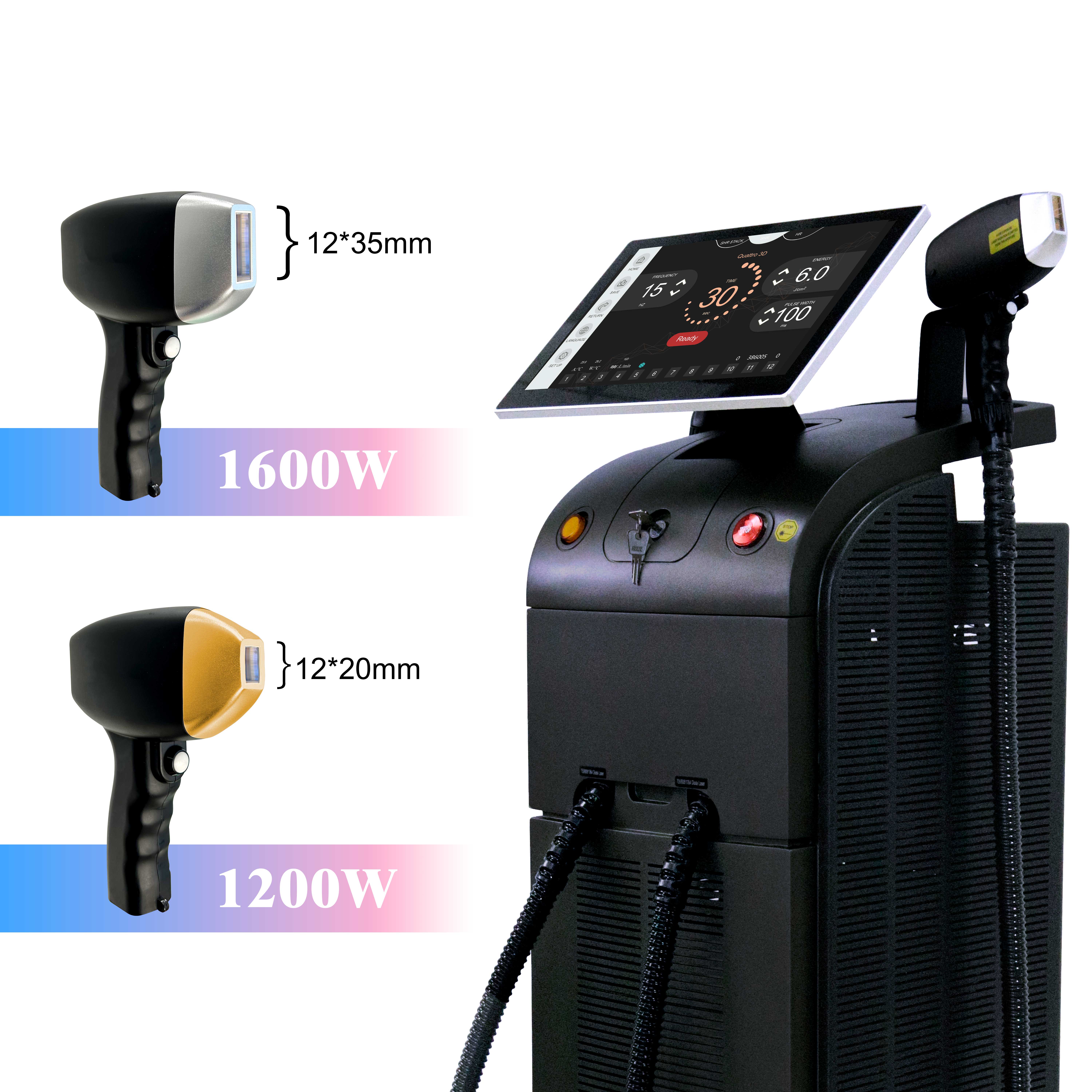 Stationary 1064nm ND YAG Laser Hair Removal Machine For Beauty Salon