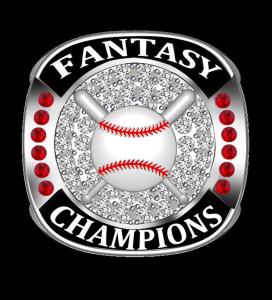 Quality Sport Silver Fantasy Baseball Championship Rings wholesale