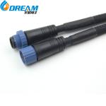 Male Pin Diameter 1.5mm Waterproof Connector for IP68 LED Lighting Outdoor Cable