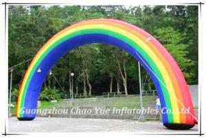 Quality High Quality Durable Wholesale Rainbow Inflatable Arch for Wholesale (CY-M2123) wholesale