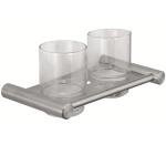 Sano Stainless Steel Toothbrush Cup Holder Wall Mounted Tumbler Toothbrush