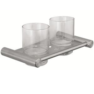 Quality Sano Stainless Steel Toothbrush Cup Holder Wall Mounted Tumbler Toothbrush Holder wholesale