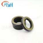 Skeleton Hydraulic Oil Seal Iron Rubber Material For Excavator