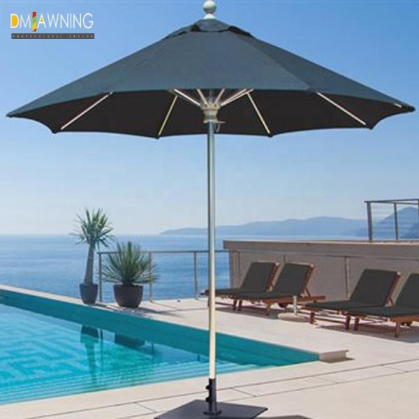 Red Pop Up Outdoor Patio Umbrella 2.5m Beach Umbrella For Swimming Pool