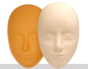 Quality 5D Stereoscopic Silicone Practice Tattoo Face For Embroidered Tattoo Practice Skin wholesale