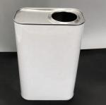 White 1L 4L Metal Paint Tin Cans For Chemical