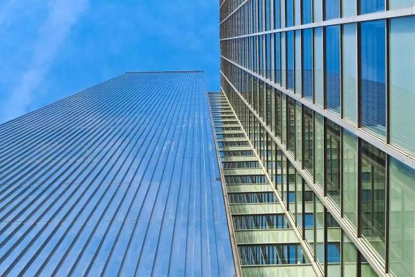 Weatherproof Metal Curtain Wall Exterior Glass Curtain Wall Class A Fire