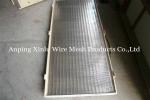 V Shaped Metal Panel Screen Flat Wire Welded 304 Stainless Steel Grating