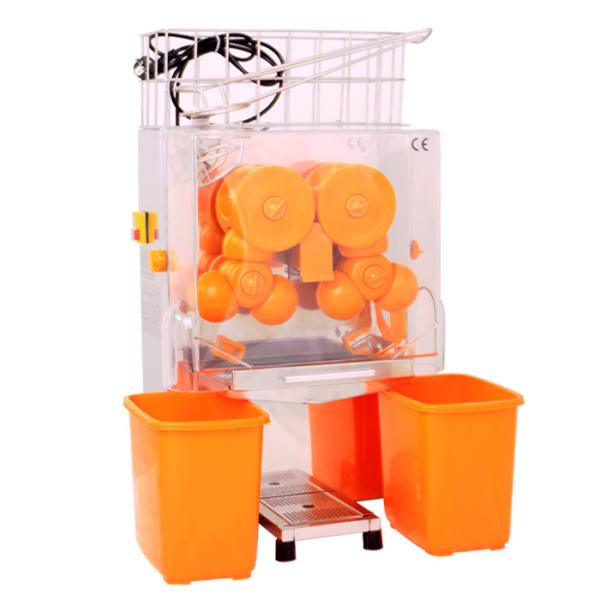 220V Commercial Automatic Orange Juice Machine / Stainless Steel Lemon Squeezer