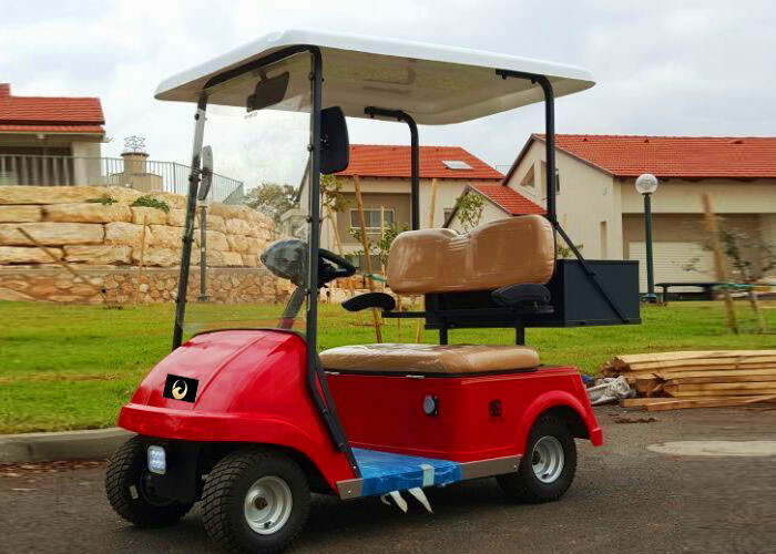 Energy saving 2 Seater Golf Cart , Electric Security Patrol Vehicles For Personal Transport