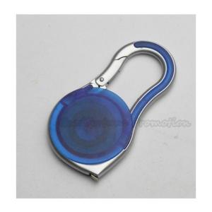 Quality printed logo Advertising carabiners keychain keyrings with tape gifts wholesale