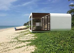 Quality Aluminum Sliding Doors Prefab Cabin Prefabricated Bungalow Prefab Garden Studio Steel Frame Prefab Modular Homes wholesale