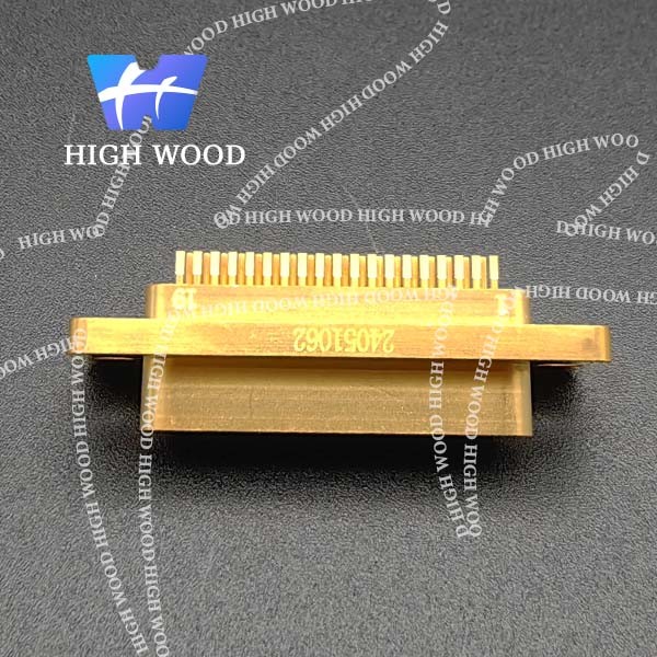 J30J SERIES Glass Sintered Gas Sealed Rectangular Electrical Connector , J30JM1-37ZKS