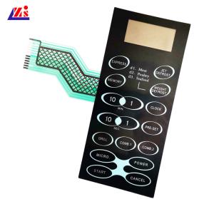 Quality Pet Tactile 115x130mm Embossed Sealed Membrane Keypad wholesale