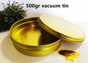 Quality Vacuum Empty Caviar Tin Can Food Grade Packaging 500g wholesale