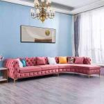 American Style Tufted Living Room Sectional Sofa 3 Piece For Home