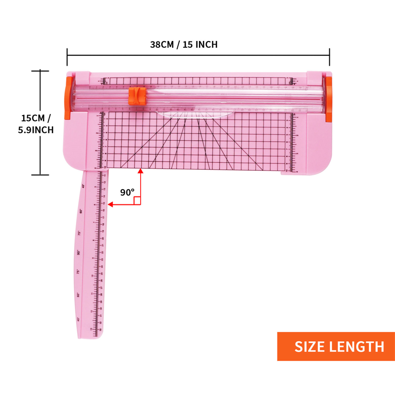 12 Sheet A4 Mini Paper Cutter with Cutting Size of 330x320mm and Cutting Technology