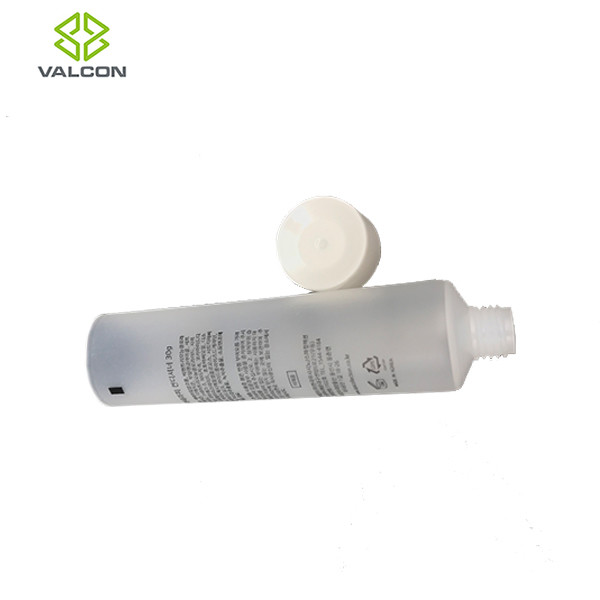 Frosted Custom Tube Packaging White Screw Cap Customized Capacity