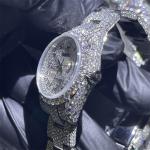 31mm White Loose Moissanite Diamond Watch Gem Stone Moissanite Watch Rolex For