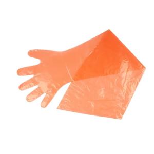 Quality FDA Ambidextrous Long Arm Disposable Vet Gloves 7G wholesale