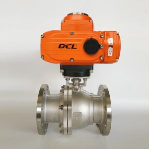 Quality Anti Explosion CF3M DN80 Cryogenic Electric Ball Valve wholesale