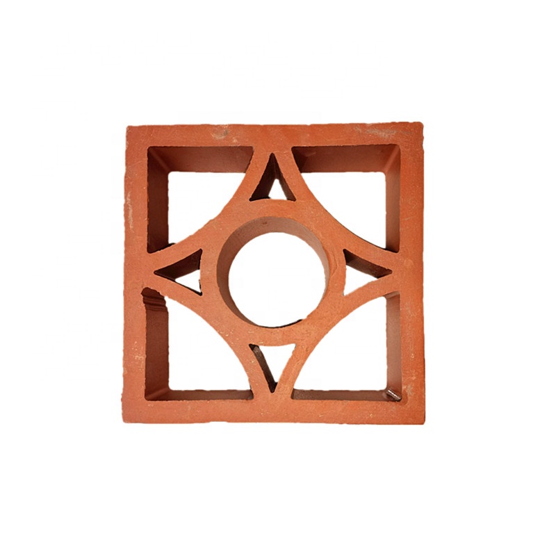 800 Centigrade Heat Insulation Hollow Perforated Clay Bricks for Garden Wall Decorative Construction