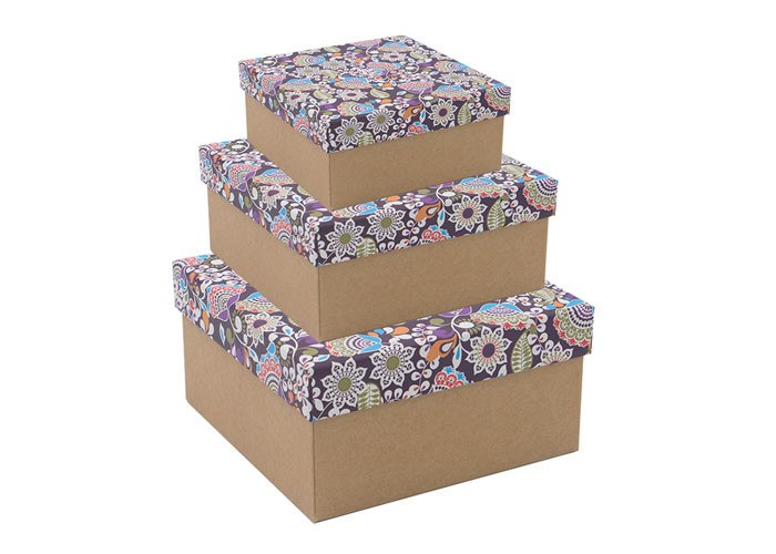 Recyclable Paper Gift Packaging Box Eco - Friendly Biodegradable Design