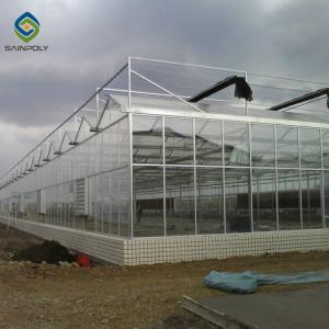 Quality Multi Span Polycarbonate Aluminium Greenhouse Agricultural Planting wholesale