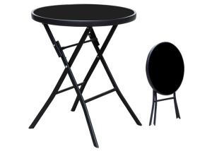 Quality 5mm Tempered Glass Garden Steel Table With Weather Resistant wholesale