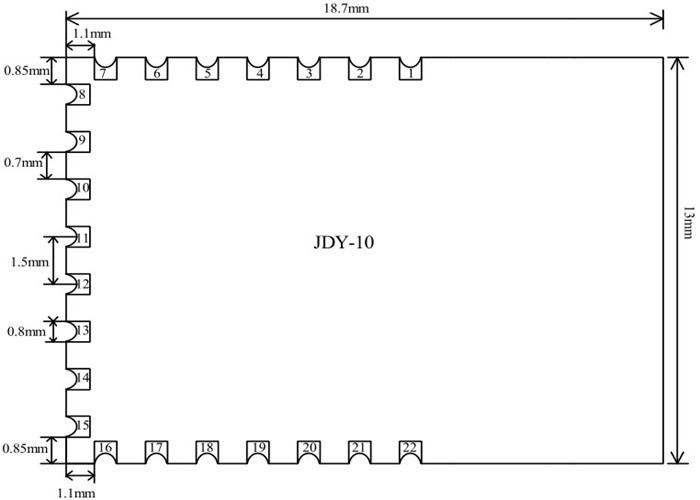 Bluetooth 4.0 Electronic Components Uart Transceiver Module 1.9-3.6V Working Voltage