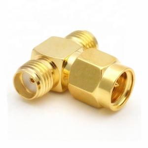 Quality T Type Cell Phone Booster Cable Adapters SMA Male To Dual Female wholesale