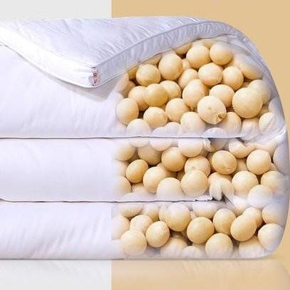 Whiteness 52% Anti Ultraviolet Natural Soybean Protein Fiber For Filling 1