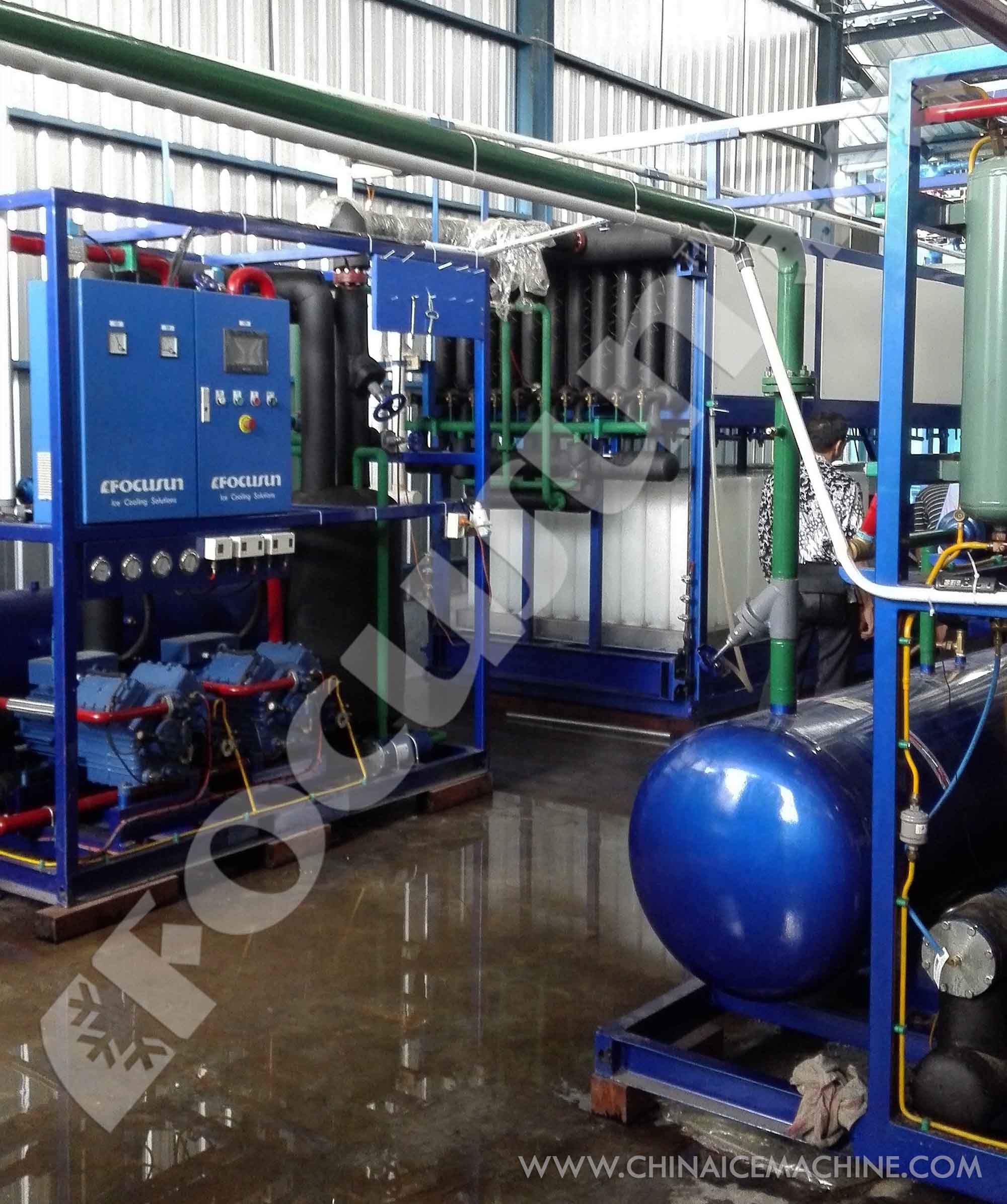 Energy Saving 12 Ton Industrial Direct Cooling Ice Block Making Machine for Block Ice