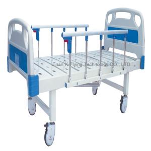 Quality Hospital Flat Movable Manual Nursing Bed 12 Months Warranty wholesale