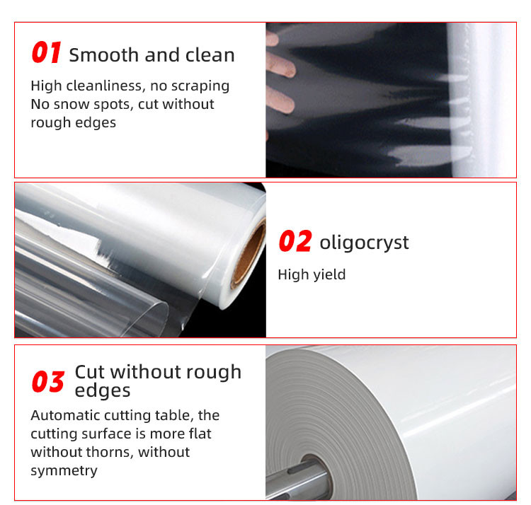 Medical Grade Rigid Pvc Film Roll Packaging Film Tiptop Colorful Transparent Flexible
