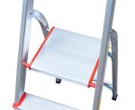 Anti Slip 1.88m 7 Step Aluminium Telescopic Ladder