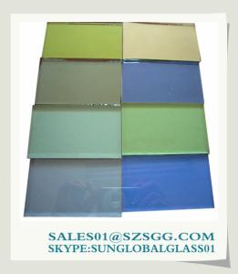 Quality colored tinted glass suppliers wholesale