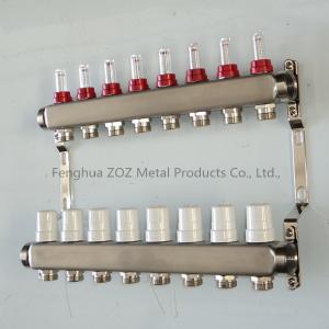Quality Stainless Steel Radiant Floor Heating Manifold with 1/2&quot; PEX compression fittings wholesale