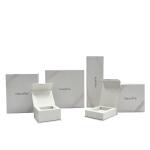 Pink Magnetic Closure Jewelry Box Wrapover Cardboard Box With Magnetic Closure